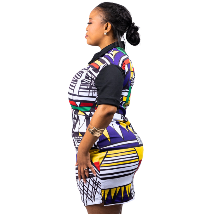 Nokwanda Ndebele African Golfer Dress by Tribe Afrique