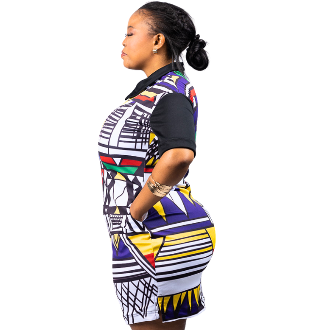 Nokwanda Ndebele African Golfer Dress by Tribe Afrique