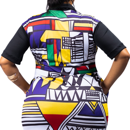 Nokwanda Ndebele African Golfer Dress by Tribe Afrique