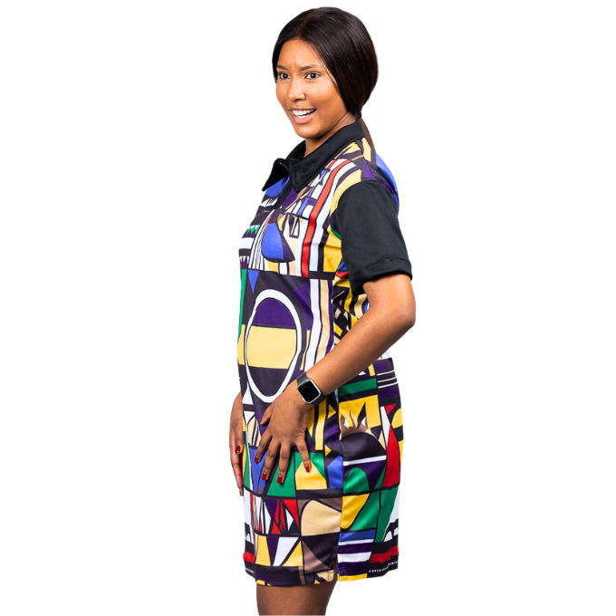 Umgwalo Ndebele African Golfer Dress by Tribe Afrique