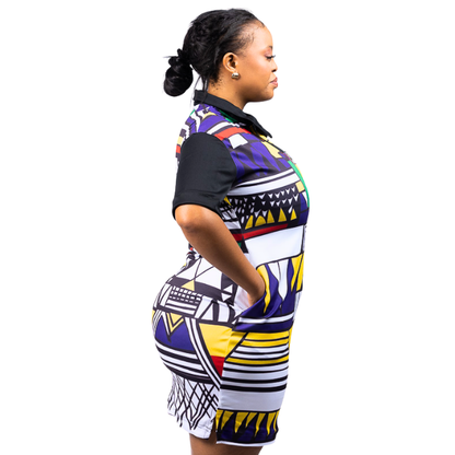 Siyabonga Ndebele African Golfer Dress by Tribe Afrique