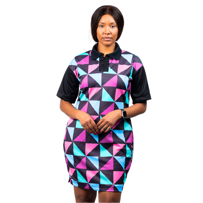 Konadu Kente African Golfer Dress by Tribe Afrique