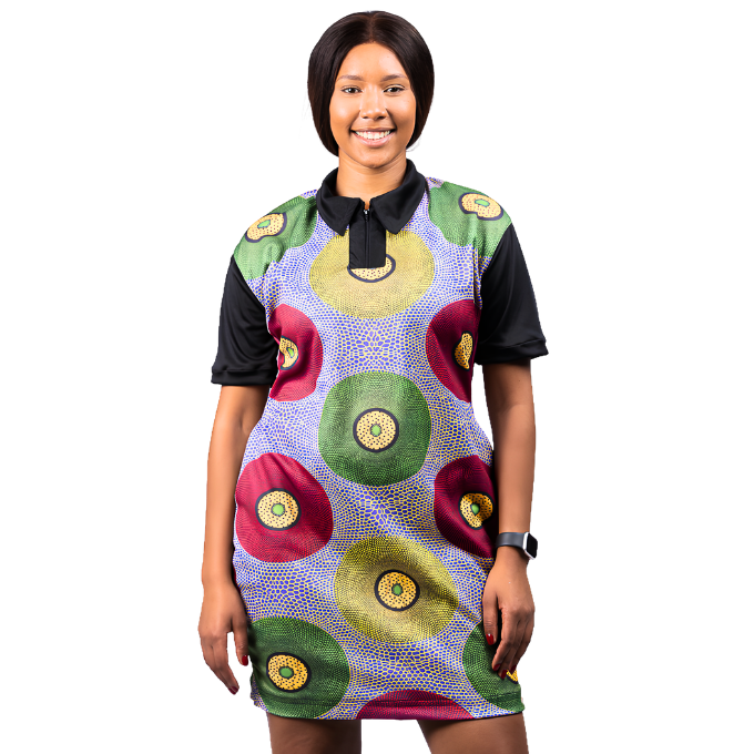 Lashibi African Golfer Dress by Tribe Afrique
