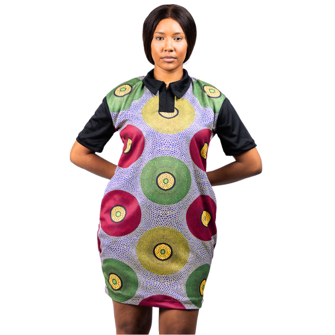 Lashibi African Golfer Dress by Tribe Afrique