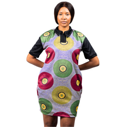 Lashibi African Golfer Dress by Tribe Afrique