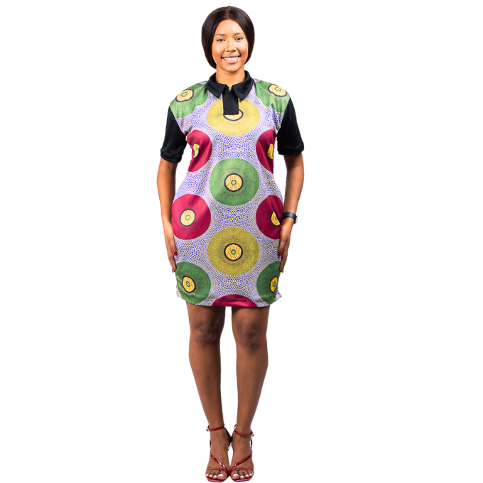 Lashibi African Golfer Dress by Tribe Afrique