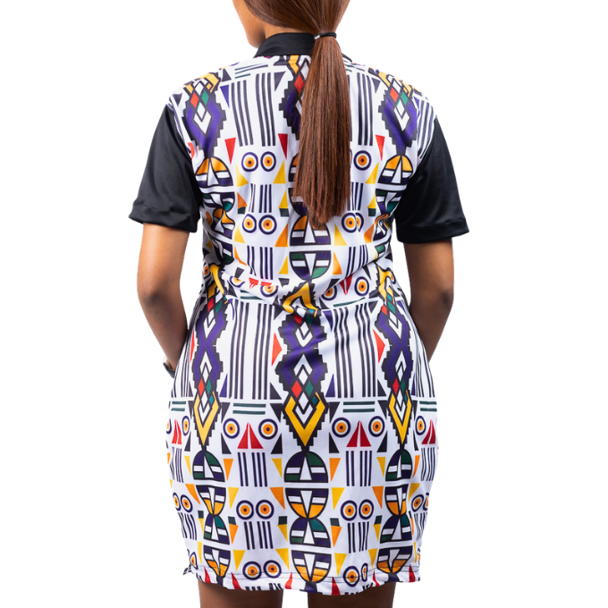 Ndebele Kese African Golfer Dress by Tribe Afrique