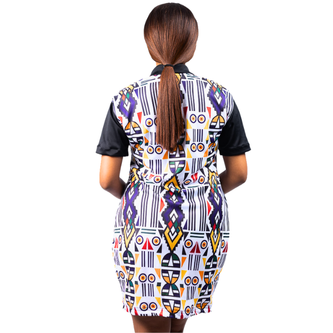 Ndebele Kese African Golfer Dress by Tribe Afrique