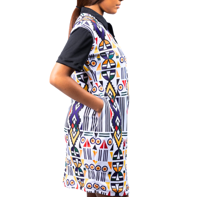 Ndebele Kese African Golfer Dress by Tribe Afrique
