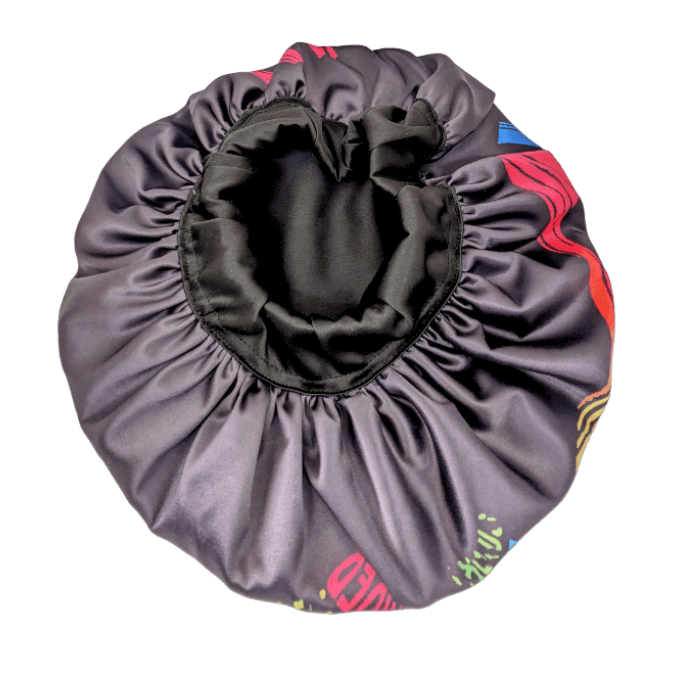 Languza Affirmations African Satin Bonnet by Tribe Afrique - Tribe Afrique