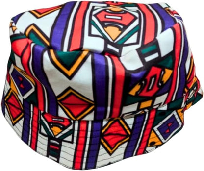 Adult size - Full Original Ndebele African Bucket hat by Tribe Afrique - Tribe Afrique