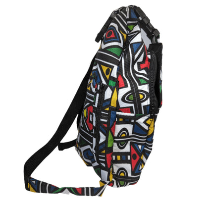Ndebele Reloaded African Sling Bag by Tribe Afrique Tribe Afrique