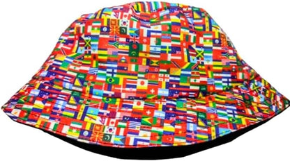 Adult size - All World Flags African Bucket hat by Tribe Afrique - Tribe Afrique