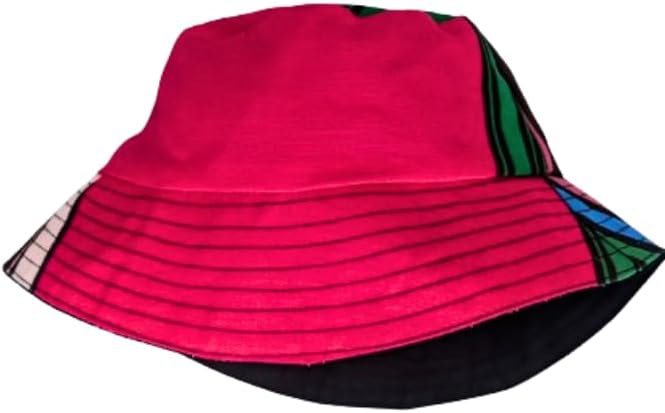 Adult size - Pink Venda African Bucket hat by Tribe Afrique - Tribe Afrique