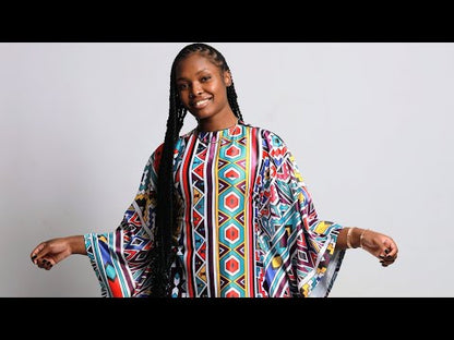 New Ndebele African Bubu Dress by Tribe Afrique (Kaftan)