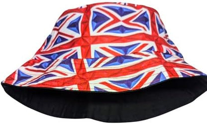 Proudly UK British 3D Flag African Bucket Hat - Tribe Afrique