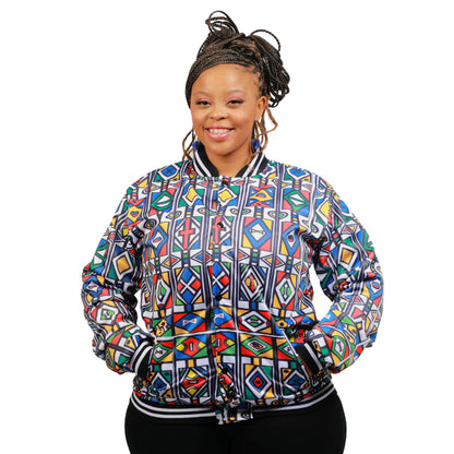 Ndebele Reloaded African Jacket by Tribe Afrique - Tribe Afrique