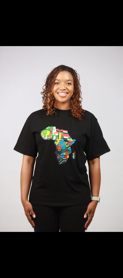 Ubuntu African flags African Map Shirt by Tribe Afrique