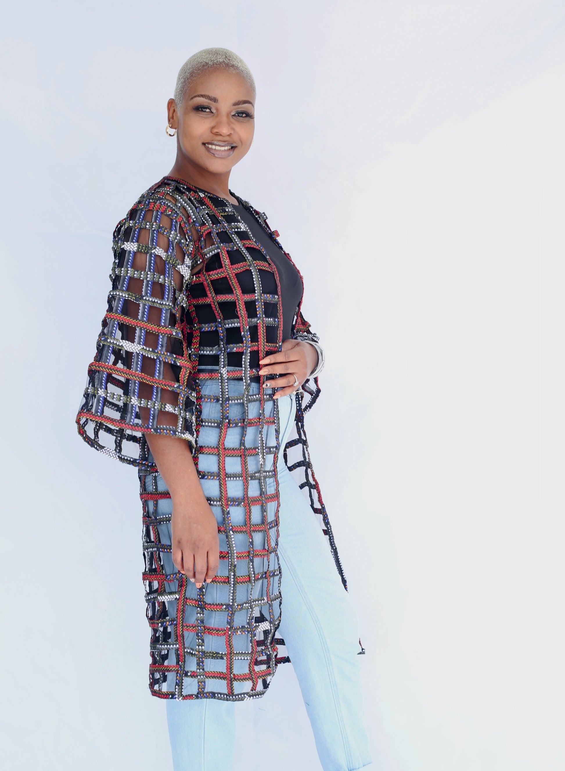 Mlindo Basket Kimono by Tribe Afrique - Tribe Afrique