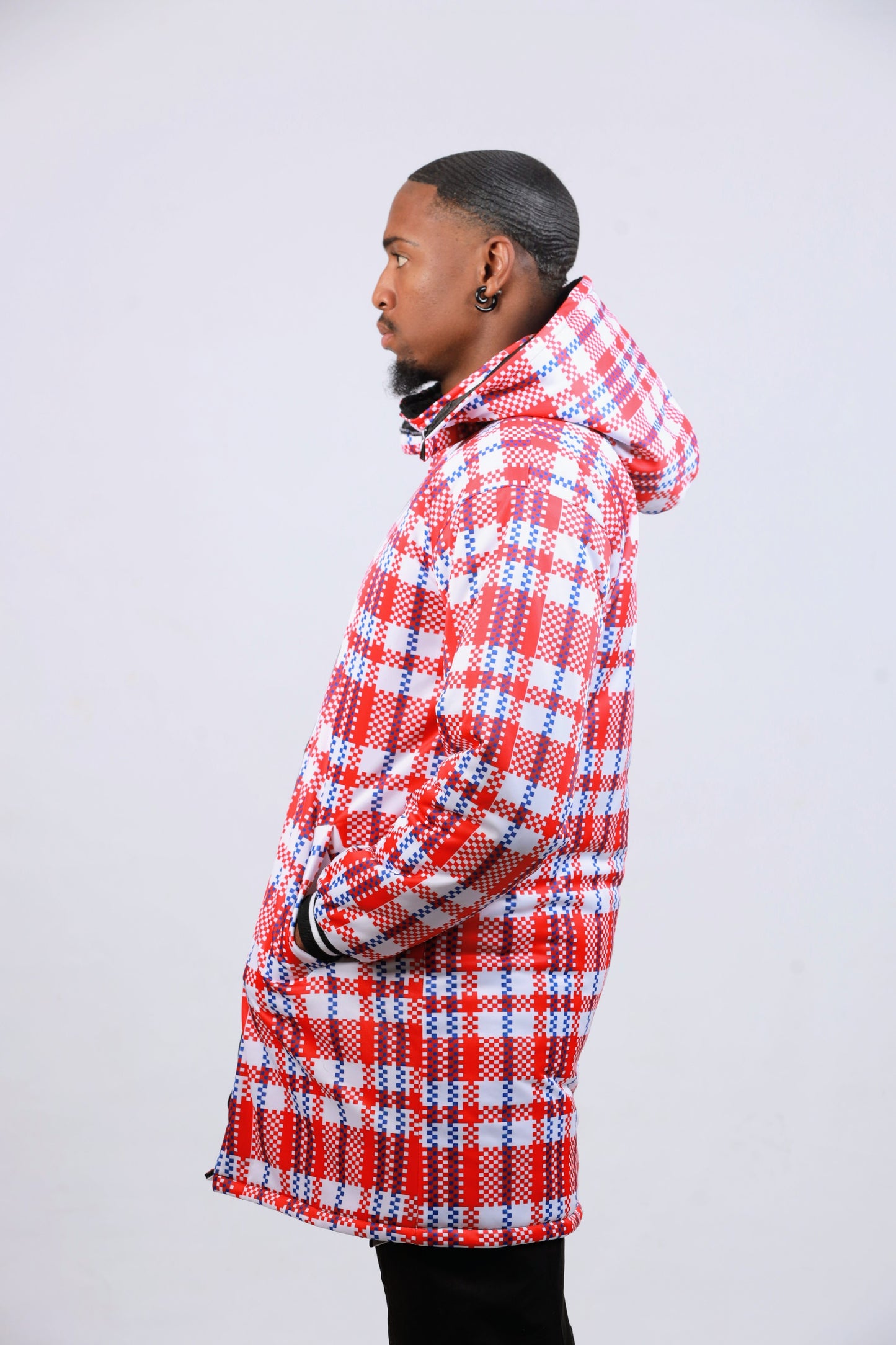 Red Machangani / Khonz'ekhaya Jacket by Tribe Afrique - Tribe Afrique