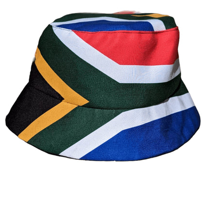 Proudly SA Flag African Bucket hat by Tribe Afrique