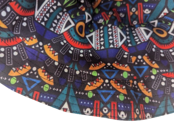 Blue Kai African Bucket Hats by Tribe Afrique - Tribe Afrique