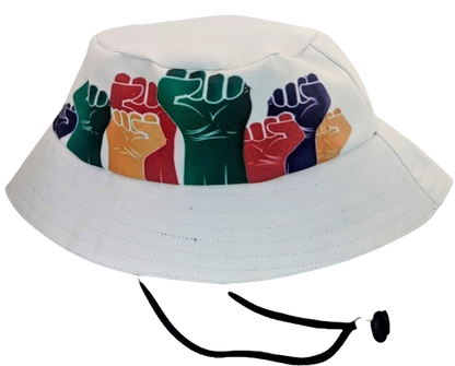 Fist One Nation African Bucket Hats by Tribe Afrique - Tribe Afrique
