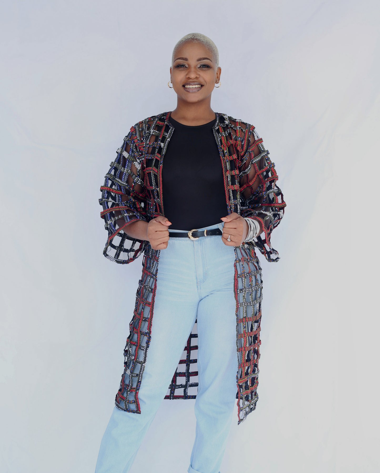 Mlindo Basket Kimono by Tribe Afrique - Tribe Afrique