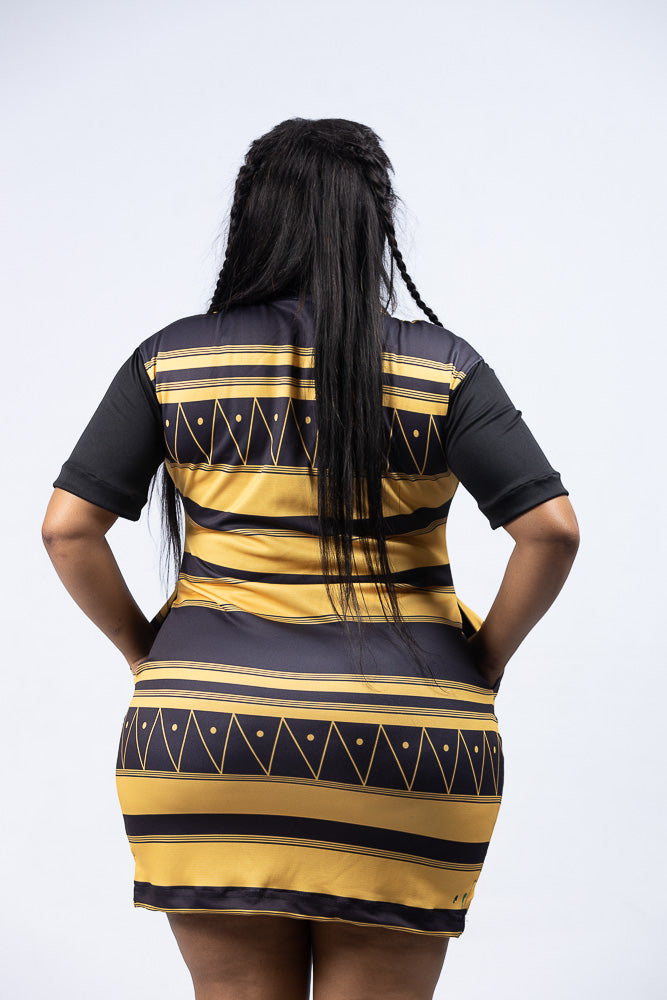 Yellow Xhosa Recreated Golfer Dress