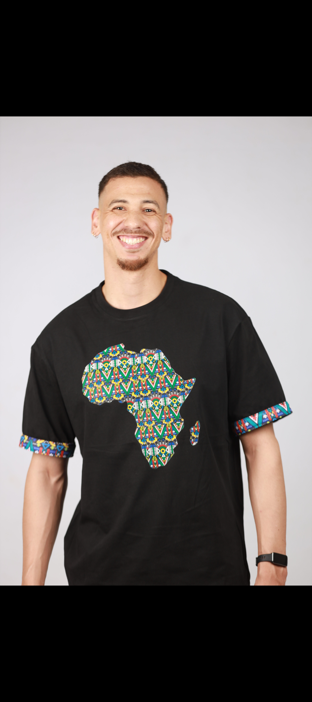 Blue Kai Map Shirt by Tribe Afrique