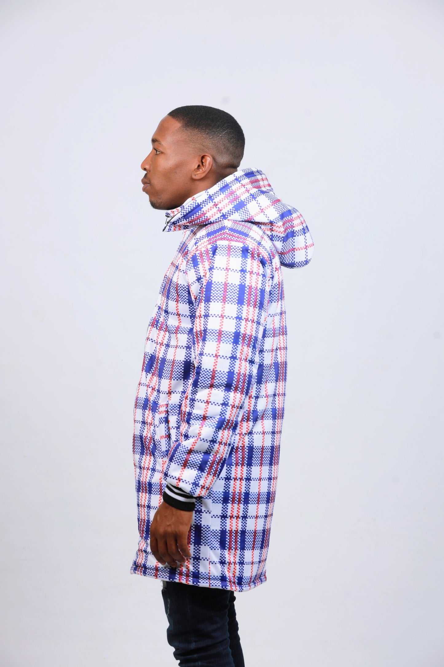 Blue Machangani / Khonz'ekhaya Jacket by Tribe Afrique - Tribe Afrique