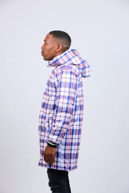 Blue Machangani / Khonz'ekhaya Jacket by Tribe Afrique - Tribe Afrique