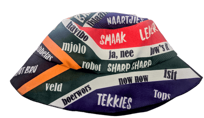 Slangs South African Flag African Bucket Hats by Tribe Afrique - Tribe Afrique
