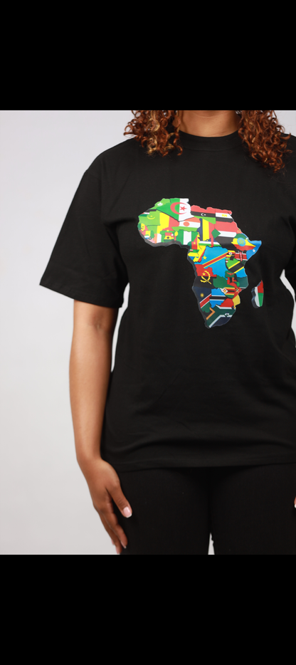 Ubuntu African flags African Map Shirt by Tribe Afrique