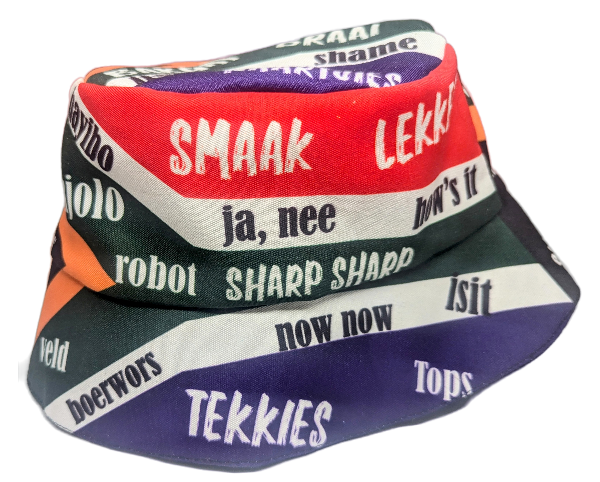 Slangs South African Flag African Bucket Hats by Tribe Afrique - Tribe Afrique