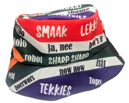 Slangs South African Flag African Bucket Hats by Tribe Afrique - Tribe Afrique