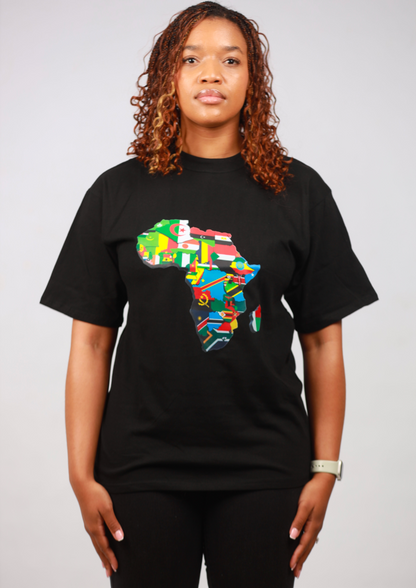 Ubuntu African flags African Map Shirt by Tribe Afrique