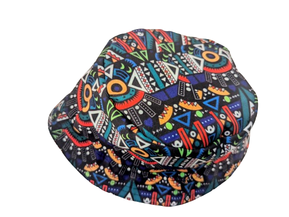 Blue Kai African Bucket Hats by Tribe Afrique - Tribe Afrique