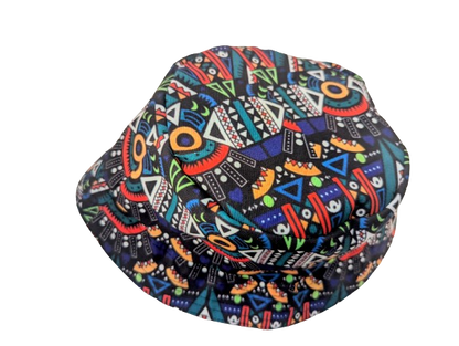 Blue Kai African Bucket Hats by Tribe Afrique - Tribe Afrique