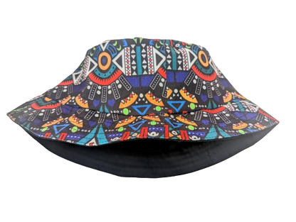 Blue Kai African Bucket Hats by Tribe Afrique - Tribe Afrique