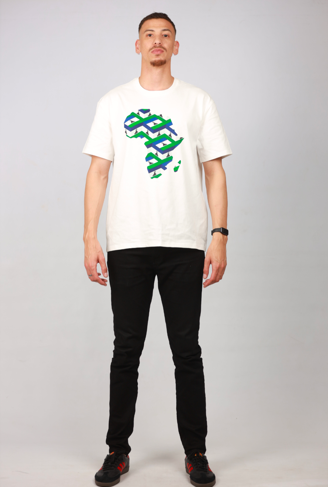 Sotho Hut Africa Map Shirt by Tribe Afrique