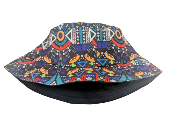 Blue Kai African Bucket Hats by Tribe Afrique - Tribe Afrique