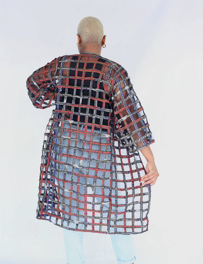 Mlindo Basket Kimono by Tribe Afrique - Tribe Afrique