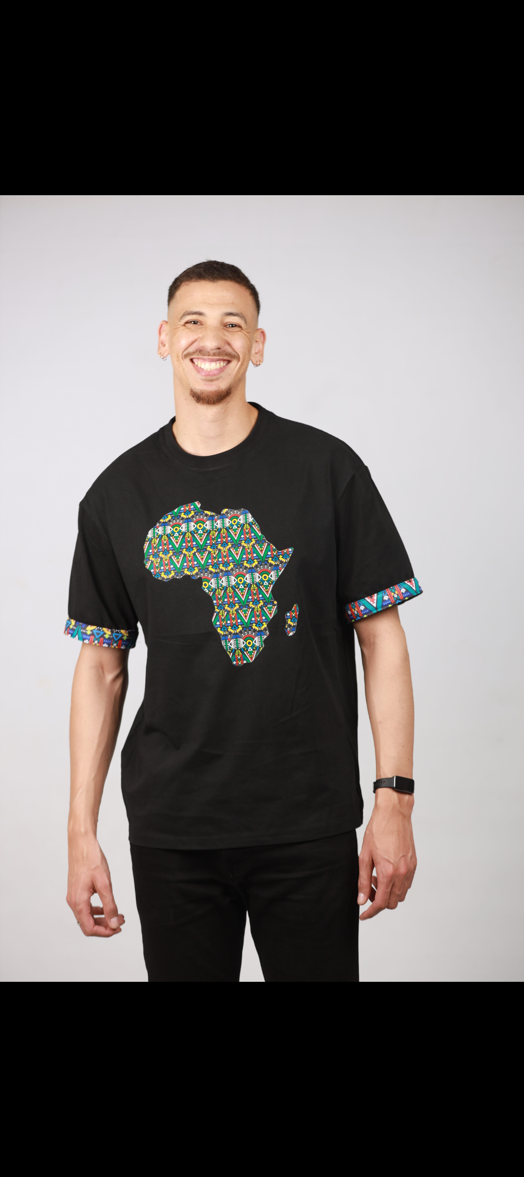 Blue Kai Map Shirt by Tribe Afrique