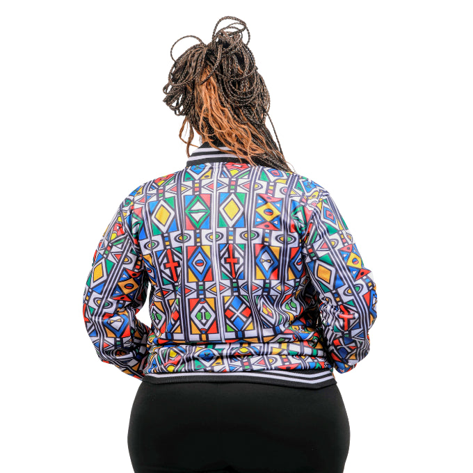 Ndebele Reloaded African Jacket by Tribe Afrique - Tribe Afrique