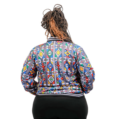 Ndebele Reloaded African Jacket by Tribe Afrique - Tribe Afrique