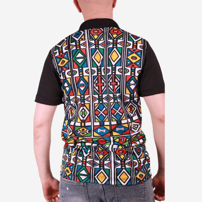Ndebele Reloaded African Golf Shirt Tribe Afrique