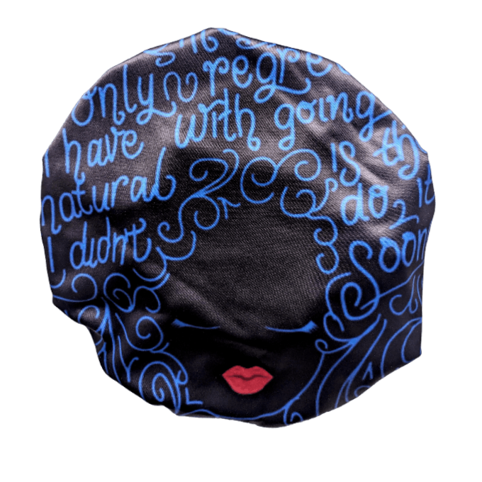 Asemahle  Affirmations African Satin Bonnet by Tribe Afrique - Tribe Afrique