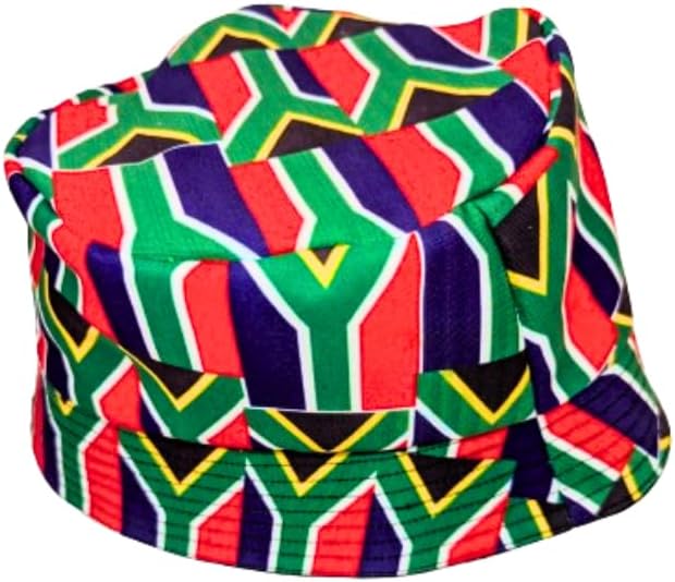 Adult size - South African Multi Flag African bucket - Tribe Afrique