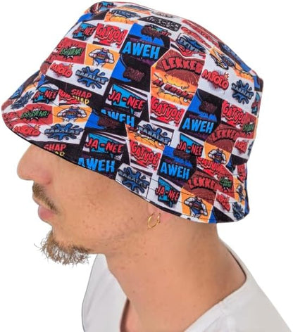 Adult size - South African Catchy Slangs Funny Bucket Hat by Tribe Afrique - Tribe Afrique
